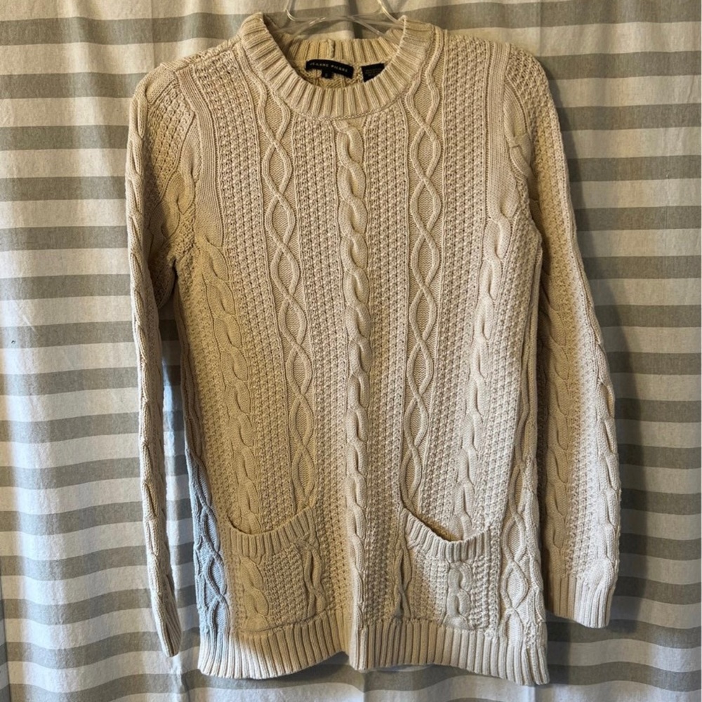 Cream Tunic sweater